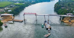 Ngày mai, chính thức hợp long cầu phục vụ thủy điện lớn nhất miền Nam, xóa bỏ bến phà đã hoạt động nhiều năm