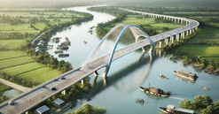 Chỉ vài ngày nữa, chính thức khởi công cầu vượt sông gần 600 tỷ tại Nam Định cũ