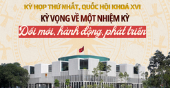Kỳ họp thứ Nhất, Quốc hội khoá XVI: Kỳ vọng về một nhiệm kỳ đổi mới, hành động, phát triển