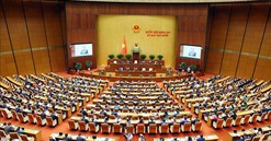 Nhiều nội dung quan trọng trong ngày làm việc đầu tiên Kỳ họp thứ Nhất, Quốc hội khóa XVI