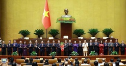 Quốc hội phê chuẩn việc bổ nhiệm Phó Thủ tướng, Bộ trưởng, thành viên Chính phủ