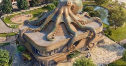 Thành phố giàu nhất Việt Nam sẽ có công viên mở với khối nhà trung tâm hình bạch tuộc