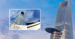 Tòa tháp chọc trời 400 triệu USD từng lọt TOP cao nhất Việt Nam: Sở hữu sân bay treo trên cao hiếm có, được bao phủ bởi hơn 6.000 tấm kính