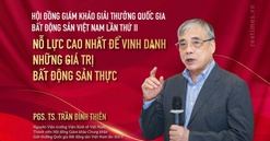 "Giải thưởng Quốc gia Bất động sản Việt Nam sẽ góp phần nuôi dưỡng khát vọng cho cộng đồng doanh nghiệp bất động sản"