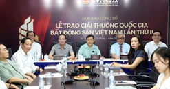 Họp báo công bố Lễ trao Giải thưởng Quốc gia Bất động sản Việt Nam lần thứ II