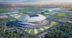 Sân vận động lớn thứ 2 Việt Nam đủ sức tổ chức World Cup thi công thần tốc, khán đài 60.000 chỗ dần lộ diện