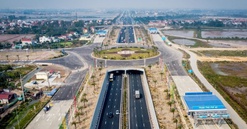 Nút giao 3 tầng hiện đại quy mô 1.400 tỷ: Có tốc độ cao nhất Việt Nam, là trục kết nối vùng kinh tế Bắc Bộ
