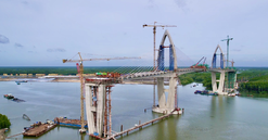 Cây cầu có nhịp chính dài nhất Đông Nam Á, kết nối 2 thành phố giàu nhất cả nước vượt tiến độ 6 tháng