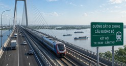 Dự kiến xây dựng tuyến đường sắt đi chung cầu đường bộ kết nối 2 thành phố lớn phía Nam, vốn đầu tư trên 170.000 tỷ
