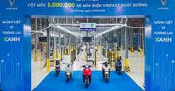 Vinfast xuất xưởng chiếc xe máy điện thứ 1 triệu