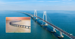 Siêu cầu vượt biển dài nhất thế giới: Công trình gần 19 tỷ USD được xây suốt gần 1 thập kỷ, sở hữu kết cấu kỳ lạ giữa lòng đại dương