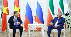 Thủ tướng Chính phủ Lê Minh Hưng gặp người đứng đầu Cộng hoà Tatarstan