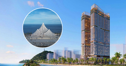 Lần đầu tiên Việt Nam xây dựng 2 tòa tháp chọc trời nằm trên trục di sản: Nơi quy tụ 143 trục điêu khắc hướng biển với kiến trúc độc đáo