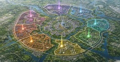 Hà Nội lần đầu 'vẽ lại' bản đồ phát triển 100 năm: Hình thành 9 cực tăng trưởng, giảm áp lực cho khu vực lõi