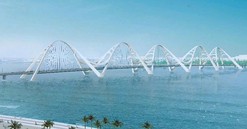 Áp dụng 'luồng xanh' để đẩy nhanh tiến độ cầu vượt vịnh gần 4.000 tỷ có kiến trúc lấy cảm hứng từ mái tóc nữ anh hùng