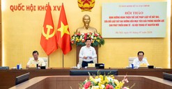 Phó Chủ tịch Quốc hội Nguyễn Hồng Diên chủ trì Hội thảo “Định hướng hoàn thiện thể chế pháp luật về đất đai, sửa đổi Luật Đất đai hướng đến mục tiêu giải phóng nguồn lực cho phát triển KT-XH trong kỷ nguyên mới”