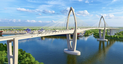 Chỉ vài ngày nữa, cây cầu dây văng có tĩnh không cao nhất Việt Nam chính thức đạt cột mốc quan trọng mới