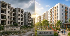 Đô thị lớn nhất Việt Nam tính chuyển một phần nhà tái định cư bỏ hoang thành nhà ở xã hội