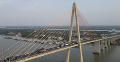 Chỉ hơn 2 tháng nữa, chính thức dừng thu phí cây cầu dây văng đầu tiên do Việt Nam thiết kế