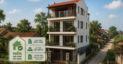 Từ nay, nhiều trường hợp xây nhà dưới 7 tầng chính thức được miễn giấy phép xây dựng