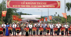 Đại gia Đường "Bia" trao tặng cầu công nghệ mới cho xã Bình Thành - Thái Nguyên