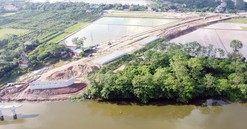 Tỉnh Ninh Bình hạn chế giao thông đường thủy nội địa, phục vụ xây cây cầu trăm tỷ