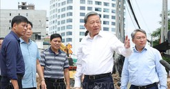 Tổng Bí thư, Chủ tịch nước Tô Lâm kiểm tra thực địa một số dự án trọng điểm tại Hà Nội