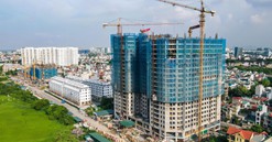 Hà Nội: Cận cảnh dự án nhà ở xã hội Thượng Thanh vừa cất nóc tòa đầu tiên, giá gần 30 triệu đồng/m2