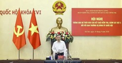 Thông qua dự thảo kết quả kiểm tra, giám sát đợt 3 đối với Ban Thường vụ Đảng ủy Quốc hội