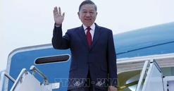 Tổng Bí thư, Chủ tịch nước Tô Lâm đến New York tham dự Phiên thảo luận cấp cao Đại hội đồng Liên hợp quốc khóa 81