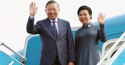Tổng Bí thư, Chủ tịch nước Tô Lâm cùng Phu nhân lên đường thăm cấp Nhà nước tới Nga, thăm chính thức Pháp và dự Hội nghị Thượng đỉnh Không gian vũ trụ