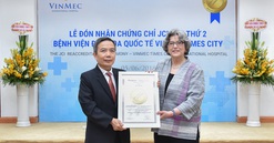 Vinmec Times City nhận chứng chỉ chất lượng quốc tế JCI