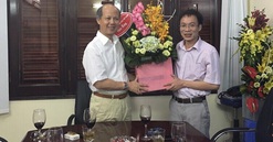 Chủ tịch Nguyễn Trần Nam thăm và chúc mừng Reatimes nhân Ngày Báo chí Cách mạng Việt Nam