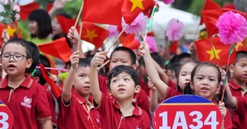 Trường tiểu học Vinschool tưng bừng khai giảng năm học mới