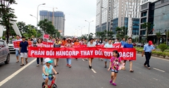 Cư dân phản đối chủ đầu tư Hancorp thay đổi quy hoạch KĐT Ngoại giao đoàn