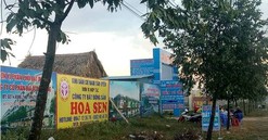 Bình Dương: Phân lô, bán đất nền trái luật ở Khu dân cư Nam Tân Uyên