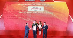 Hapharco nằm trong Top 4 công ty dược tư nhân lớn nhất Việt Nam