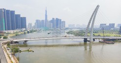 Cầu Thủ Thiêm 2 - điểm nhấn kiến trúc nổi bật trên sông Sài Gòn chính thức thông xe