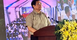 Thủ tướng Phạm Minh Chính dự lễ khởi công cao tốc Châu Đốc – Cần Thơ – Sóc Trăng 