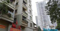 Hà Nội: Chung cư Nơ 4 khu đô thị Pháp Vân – Tứ Hiệp đang bị lún 
