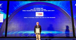 TNS Holdings lọt Top 100 doanh nghiệp tăng trưởng nhanh nhất Việt Nam năm 2021