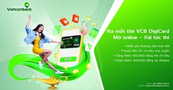 Vietcombank chính thức ra mắt thẻ Ghi nợ quốc tế VCB DigiCard