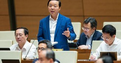 Bộ trưởng Trần Hồng Hà báo cáo Quốc hội về tình trạng lãng phí đất đai, dự án treo và chậm tiến độ
