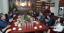 Lãnh đạo Hiệp hội Bất động sản Việt Nam thăm và chúc Tết Hiệp hội Bất động sản Bắc Giang
