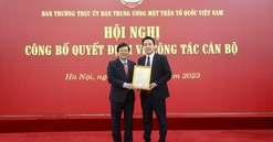 Bổ nhiệm ông Nguyễn Văn Dũng làm Phó Tổng Biên tập Tạp chí Mặt trận