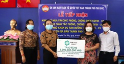 Van Phuc Group ủng hộ 5 tỷ đồng Quỹ vắc-xin phòng chống Covid-19
