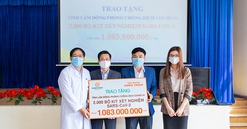 Tập đoàn Hưng Thịnh trao 2.000 bộ kit xét nghiệm Covid-19 hỗ trợ tỉnh Lâm Đồng chống dịch