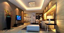 Cách lắp đèn led hợp lý cho phòng khách 