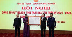 Công bố quy hoạch tỉnh Thái Nguyên thời kỳ 2021 - 2030, tầm nhìn 2050