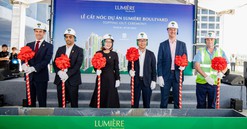 Masterise Homes chính thức cất nóc LUMIÈRE Boulevard